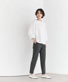 #Newans 【セレモニーにも/洗濯機可】ランタンスリーブブラウス