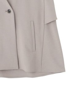 Green Parks イージーケアバックフリルジレ