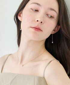 Phoebe 〈金属アレルギー対応〉パールブルームネックレス　小粒パール