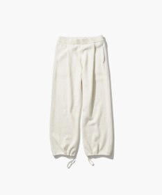 ATON WOOL CASHMERE SILK | タックストレートパンツ