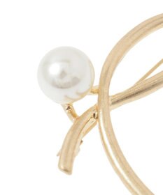 YECCA VECCA ニュアンスラインパールブローチ