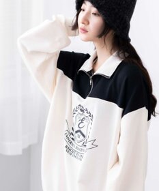 WEGO ハーフジップ切り替えBIBPO