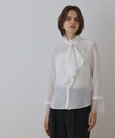 GRACE CONTINENTAL ラッフルブラウス