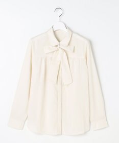 ANY SIS L ボウタイ付きビジュー シャツ