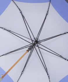 MOONBAT FURLA(フルラ) カラーボーダー 雨傘 長傘 大きめ 耐風  60cm 日本製