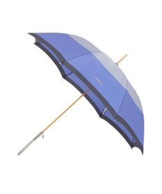 MOONBAT FURLA(フルラ) カラーボーダー 雨傘 長傘 大きめ 耐風  60cm 日本製