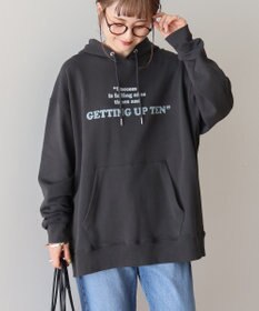 AMERICAN HOLIC フロッキーロゴプリント裏毛パーカー