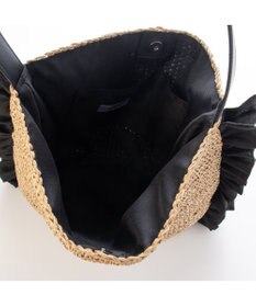 UNBILLION カシュカシュ cachecache / サイドフリルワンンハンドルトート カゴバッグ