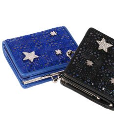 tsumori chisato CARRY キラメッシュ 2つ折り財布 がま口 ミニ財布