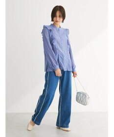 Green Parks フリルブラウス