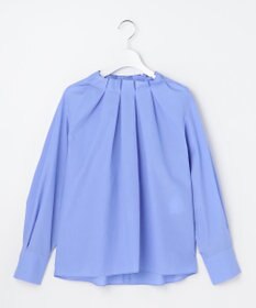 自由区 【カタログ掲載】ナチュラルタッチスタンドカラー ブラウス