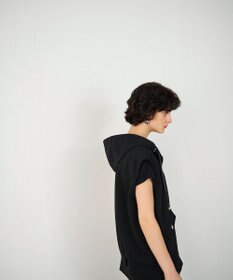 GRACE CONTINENTAL フードノースリーブ トップ