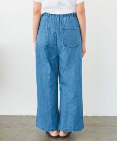 caqu FS linen relax pants コットンリネンリラックスワイドデニム
