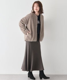 ANY L カールボアブルゾン