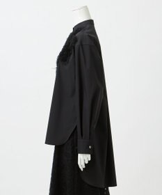 23区 S 【GOLD LABEL】ライトタフタ チュール刺繍 シャツ