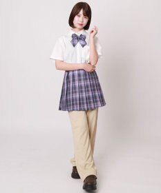 WEGO 【SCHOOLITEM/ウエストゴム】イージーストレートスウェットパンツ