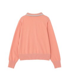 Green Parks ここちニット衿付き配色プルオーバー