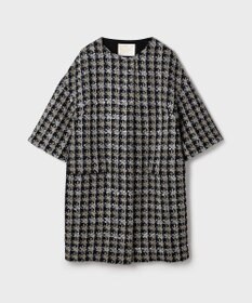 GRACE CONTINENTAL シャイニーツイードコート