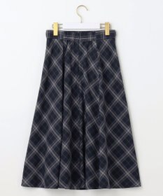 ANY SIS 【洗える】ベルトポイントフレア スカート