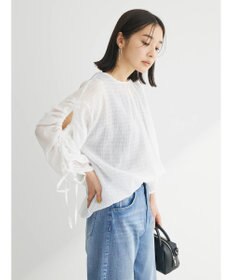 Green Parks ・ＥＬＥＮＣＡＲＥ　ＤＵＥ　バックリボンブラウス