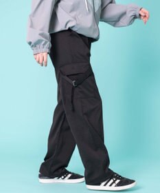 WEGO 【ウエストゴム】サイドベルトカーゴパンツ