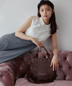 TOCCA 【新色登場・WEB＆一部店舗限定・環境にやさしい素材】SANA SIDEPOCKET TOTE トートバッグ [新色]ブラウン系