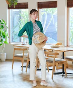 Tiaclasse L 【小倉優子さん着用・UVケア・接触冷感】ショートトッパーカーディガン