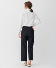 自由区 【洗える】ドライタッチインナー ハイネックカットソー