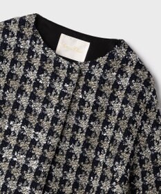 GRACE CONTINENTAL シャイニーツイードコート