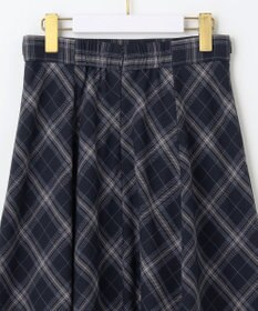 ANY SIS 【洗える】ベルトポイントフレア スカート