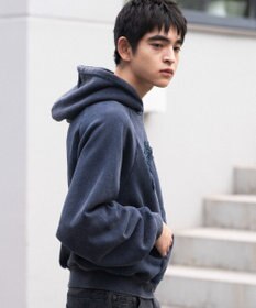 WEGO ショートグラフィックプルパーカー