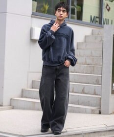 WEGO ショートグラフィックプルパーカー