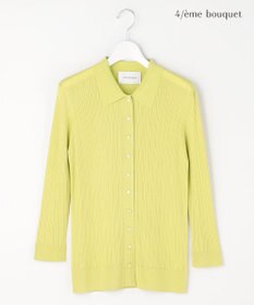 自由区 【カトリエムブーケ】Cotes melangees a la soie ボタンフロントトップス