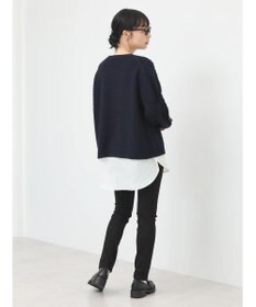 earth music&ecology ウォッシャブルケーブルプルオーバー