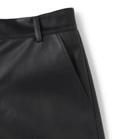 uncrave フェイクレザー バミューダパンツ