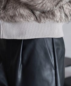 WEGO 【25年秋冬新作】フェイクファーショートブルゾン