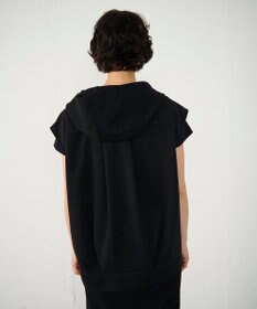 GRACE CONTINENTAL フードノースリーブ トップ