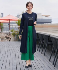 Tiaclasse 【日本製・洗える・接触冷感・吸水速乾・UVカット】サーラドライ・ワイドパンツ