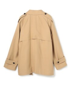 BEIGE， VESZELYITE / ラップショートトレンチコート