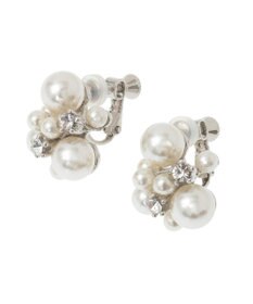 YECCA VECCA パールビジューイヤリング