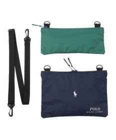 MOONBAT POLO RALPH LAUREN レインサコッシュ傘袋 カラーブロック 吸水生地／撥水 透湿