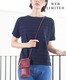J.PRESS LADIES 【WEB限定カラーあり・セットアイテム】コインケース付き スマホ ポシェット
