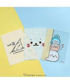 Mother garden しろたん A4クリアファイル 3点セット 《顔ぼんつみつみ/数学/みんなでぴょこ》