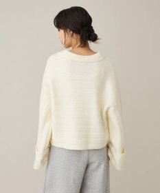 CRAFT STANDARD BOUTIQUE ロールアップ袖ショート丈ニットプルオーバー