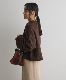 CRAFT STANDARD BOUTIQUE ロールアップ袖ショート丈ニットプルオーバー