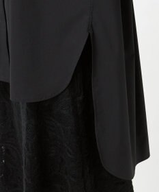 23区 S 【GOLD LABEL】ライトタフタ チュール刺繍 シャツ