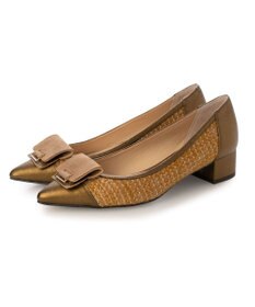 MODE ET JACOMO <MODE ET JACOMO>スクエアバックルポインテッドトゥパンプス