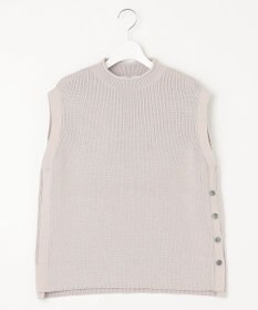 J.PRESS LADIES L 【洗える】CLEAR COTTON BLEND ニット ベスト