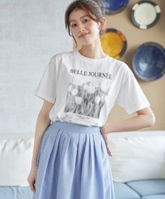 Tiaclasse L 【おのののかさん着用】「サマケア」グラフィックプリントTシャツ