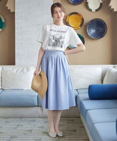 Tiaclasse L 【おのののかさん着用】「サマケア」グラフィックプリントTシャツ